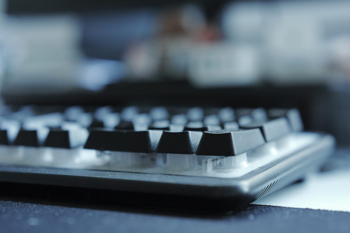Tastatur am Arbeitsplatz